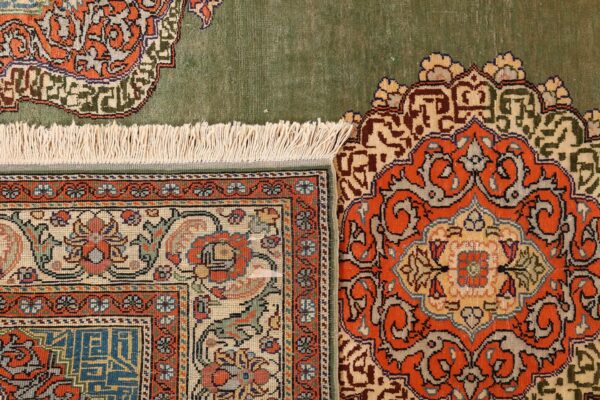 Kayseri Oriental Rug 120 × 175 cm, Silk, hand-knotted, perfect — view 7