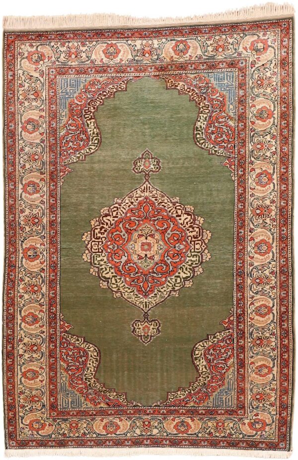 Kayseri Oriental Rug 120 × 175 cm, Silk, hand-knotted, perfect