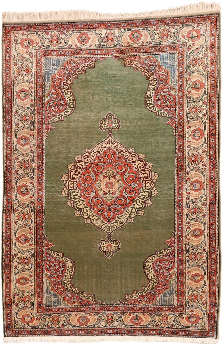 Kayseri Oriental Rug 120 × 175 cm, Silk, hand-knotted, perfect
