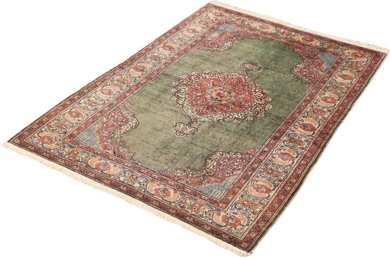 Kayseri Oriental Rug 120 × 175 cm, Silk, hand-knotted, perfect — view 3
