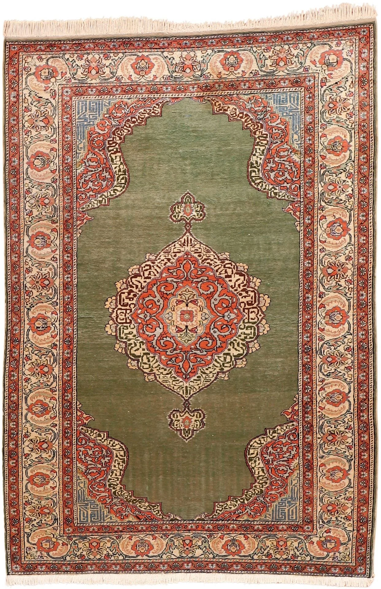 Kayseri Oriental Rug 120 × 175 cm, Silk, hand-knotted, perfect