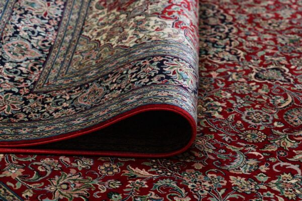 Kashmir Oriental Rug 154 × 226 cm, Silk, hand-knotted — view 10 Kashmir Oriental Rug 154 × 226 cm, Silk, hand-knotted — view 10