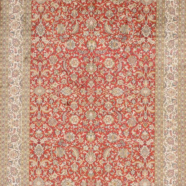 Kashmir Oriental Rug 156 × 217 cm, Silk, hand-knotted — view 6