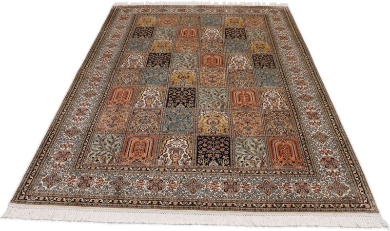 Kashmir Oriental Rug 165 × 248 cm, Silk, hand-knotted — view 7