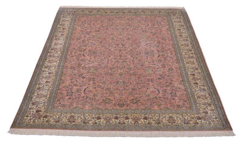 Kashmir Oriental Rug 166 × 243 cm, Silk, hand-knotted, pastel — view 2