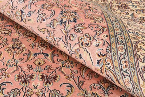 Kashmir Oriental Rug 166 × 243 cm, Silk, hand-knotted, pastel — view 4