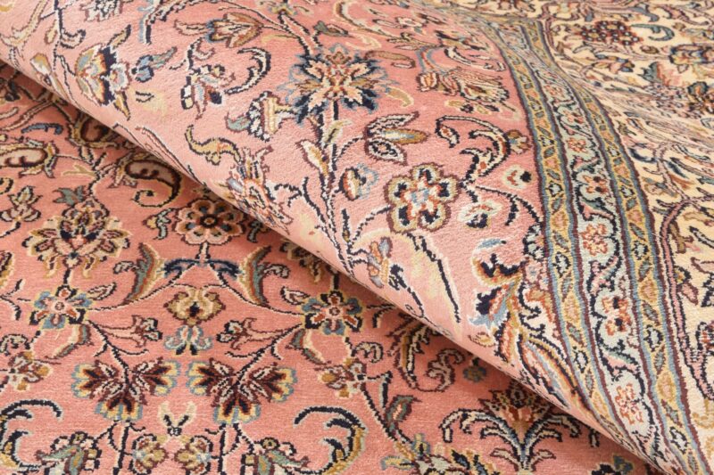 Kashmir Oriental Rug 166 × 243 cm, Silk, hand-knotted, pastel — view 4