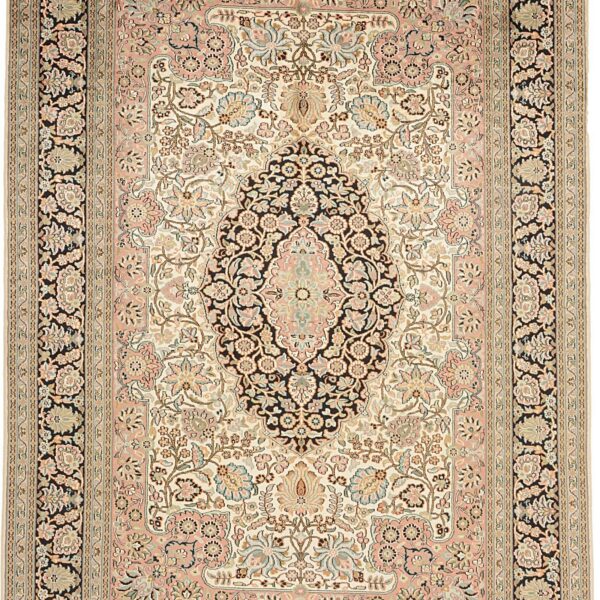 Kashmir Oriental Rug 169 × 247 cm, Silk, hand-knotted — view 6