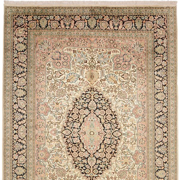 Kashmir Oriental Rug 169 × 247 cm, Silk, hand-knotted — view 7