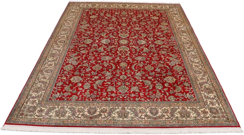 Kashmir Oriental Rug 172 × 249 cm, Silk, hand-knotted — view 7