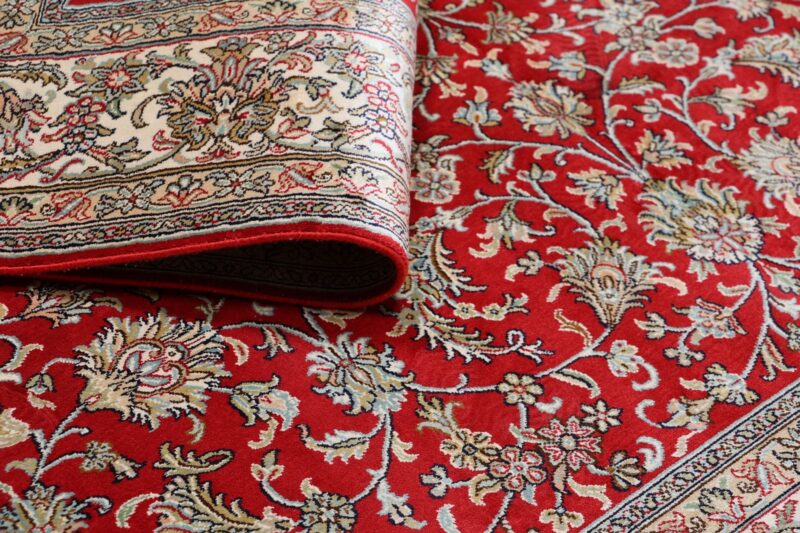 Kashmir Oriental Rug 172 × 249 cm, Silk, hand-knotted — view 10