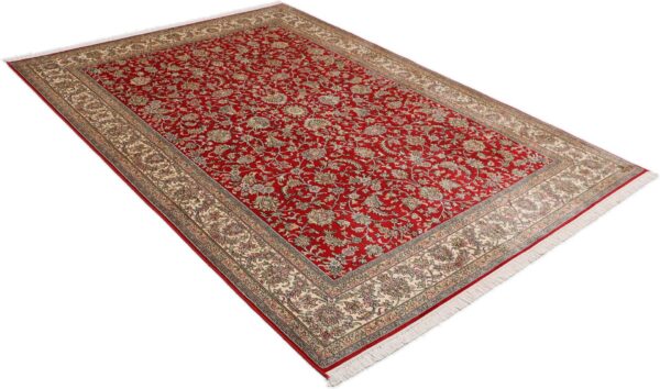 Kashmir Oriental Rug 172 × 249 cm, Silk, hand-knotted — view 4
