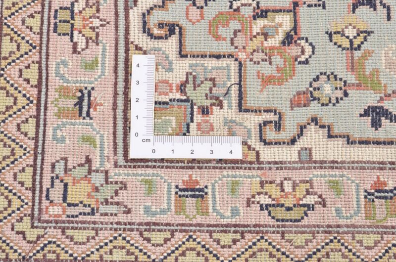 Kashmir Oriental Rug 174 × 250 cm, Silk, Red/Orange, hand-knotted — view 4