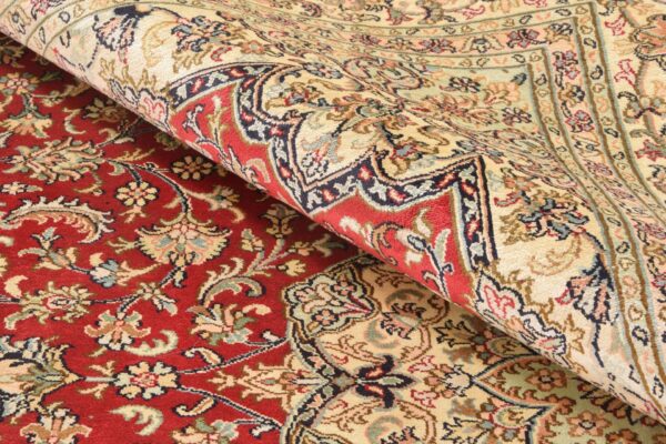 Kashmir Oriental Rug 174 × 250 cm, Silk, Multicolor, hand-knotted — view 3