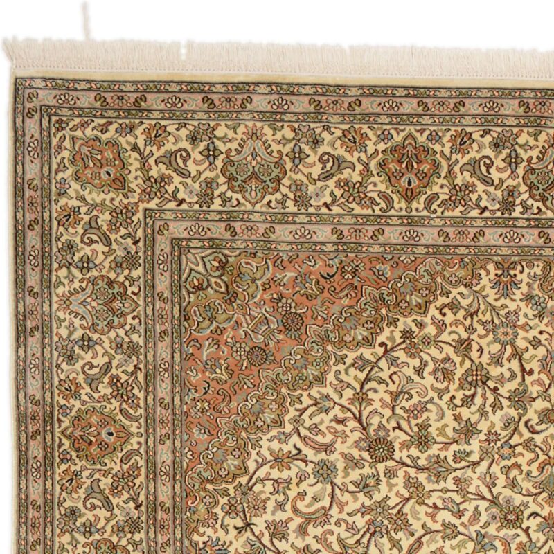 Kashmir Oriental Rug 176 × 252 cm, Silk, hand-knotted — view 5
