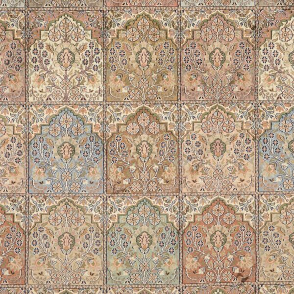 Kashmir Oriental Rug 190 × 278 cm, Silk, hand-knotted — view 5
