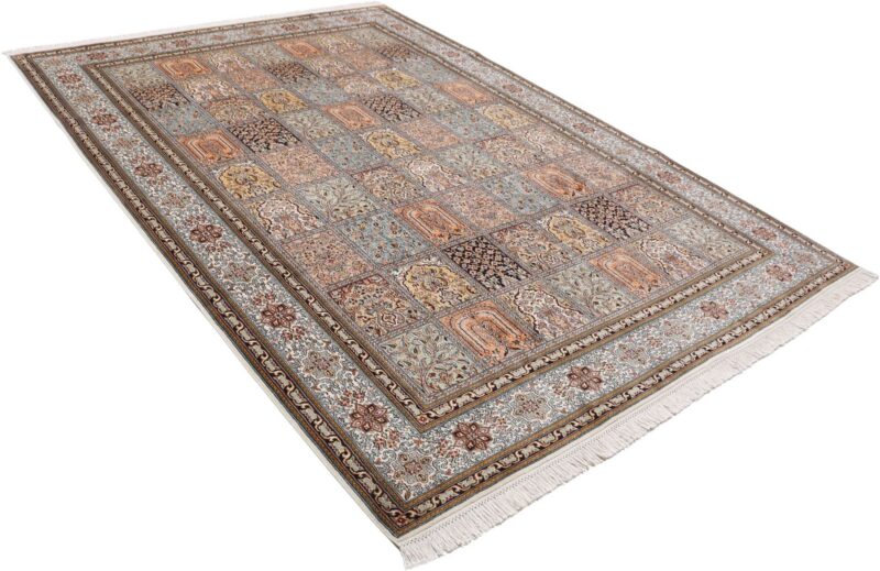 Kashmir Oriental Rug 208 × 297 cm, Silk, hand-knotted — view 4
