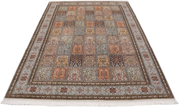 Kashmir Oriental Rug 208 × 297 cm, Silk, hand-knotted — view 7
