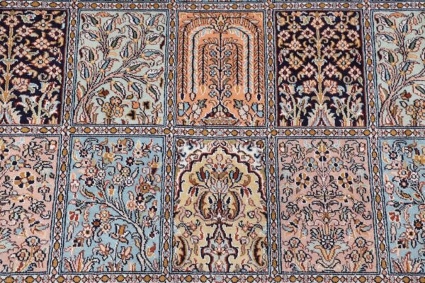 Kashmir Oriental Rug 208 × 297 cm, Silk, hand-knotted — view 9