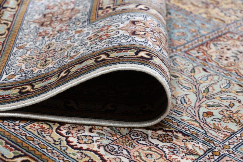 Kashmir Oriental Rug 208 × 297 cm, Silk, hand-knotted — view 10