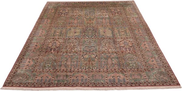 Kashmir Oriental Rug 214 × 312 cm, Silk, hand-knotted — view 2