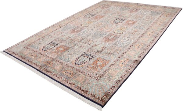 Kashmir Oriental Rug 215 × 301 cm, Silk, hand-knotted — view 3