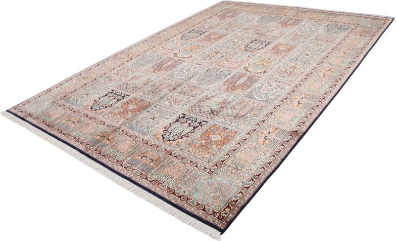 Kashmir Oriental Rug 215 × 301 cm, Silk, hand-knotted — view 3