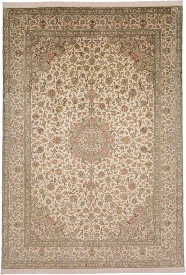Kashmir Oriental Rug 217 × 313 cm, Silk, hand-knotted, sheen Kashmir Oriental Rug 217 × 313 cm, Silk, hand-knotted, sheen