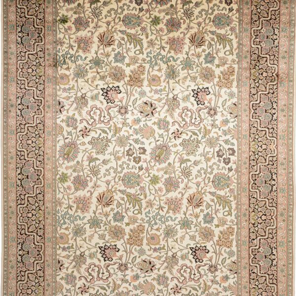 Kashmir Oriental Rug 228 × 330 cm, Silk, hand-knotted — view 5