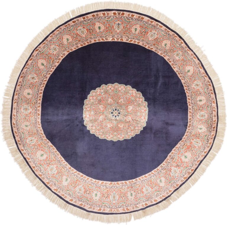 Kashmir Oriental Rug 240 × 240 cm, Silk, hand-knotted