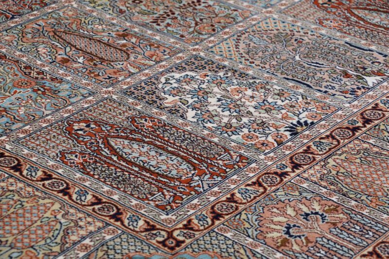 Kashmir Oriental Rug 240 × 336 cm, Silk, hand-knotted, refined — view 5