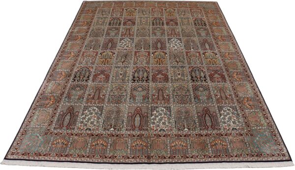 Kashmir Oriental Rug 240 × 336 cm, Silk, hand-knotted, refined — view 7