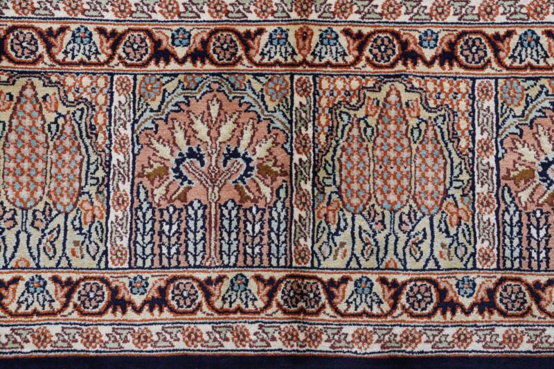 Kashmir Oriental Rug 240 × 336 cm, Silk, hand-knotted, refined — view 8
