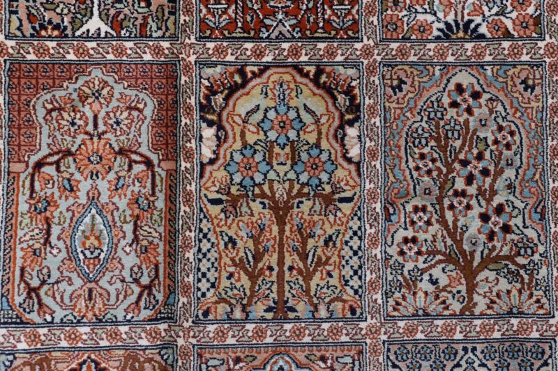 Kashmir Oriental Rug 240 × 336 cm, Silk, hand-knotted, refined — view 9