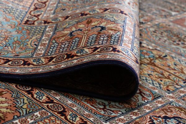 Kashmir Oriental Rug 240 × 336 cm, Silk, hand-knotted, refined — view 10