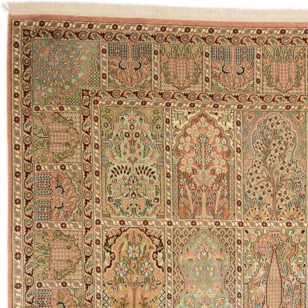 Kashmir Oriental Rug 244 × 311 cm, Silk, hand-knotted — view 5