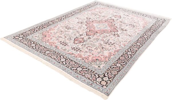 Kashmir Oriental Rug 245 × 335 cm, Silk, hand-knotted, luxury — view 5 Kashmir Oriental Rug 245 × 335 cm, Silk, hand-knotted, luxury — view 5