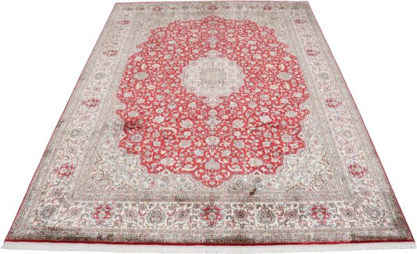 Kashmir Oriental Rug 246 × 340 cm, Silk, hand-knotted — view 2