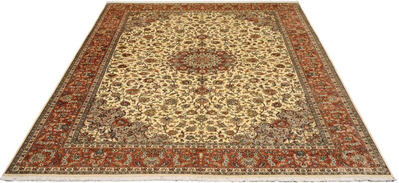 Kashmir Oriental Rug 246 × 341 cm, Silk, hand-knotted — view 2