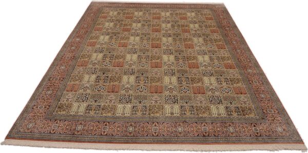 Kashmir Oriental Rug 248 × 338 cm, Silk, hand-knotted — view 2