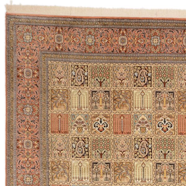 Kashmir Oriental Rug 248 × 338 cm, Silk, hand-knotted — view 5