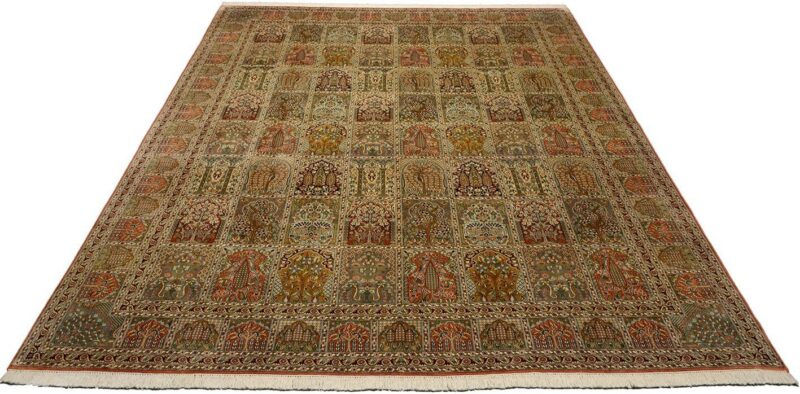 Kashmir Oriental Rug 267 × 354 cm, Silk, hand-knotted — view 2 Kashmir Oriental Rug 267 × 354 cm, Silk, hand-knotted — view 2