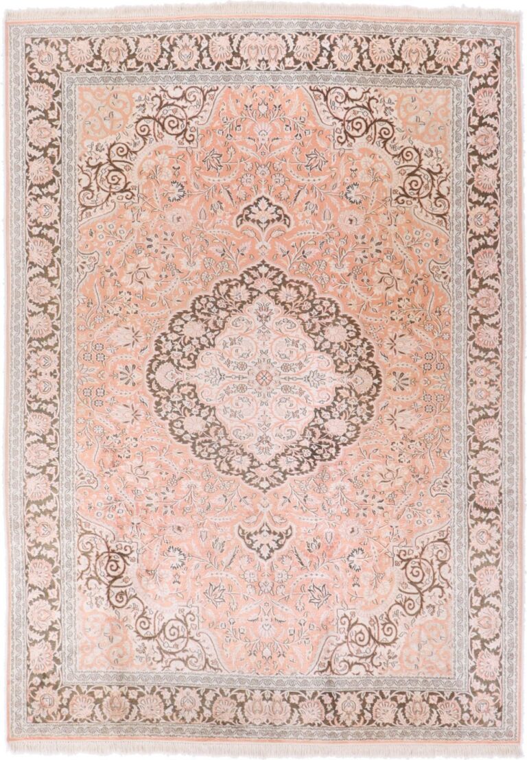 Kashmir Oriental Rug 302 × 215 cm, Wool, hand-knotted