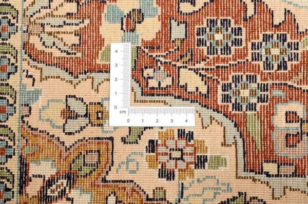 Kashmir Oriental Rug 77 × 328 cm, Silk, hand-knotted, silky — view 3