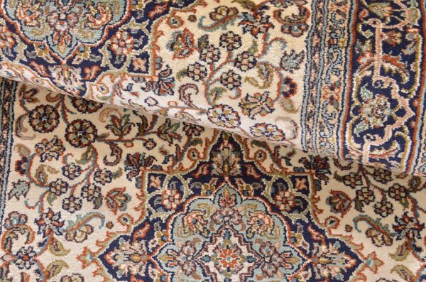 Kashmir Oriental Rug 78 × 322 cm, Silk, hand-knotted — view 5