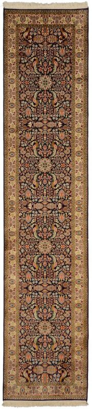 Kashmir Oriental Rug 79 × 366 cm, Silk, hand-knotted Kashmir Oriental Rug 79 × 366 cm, Silk, hand-knotted