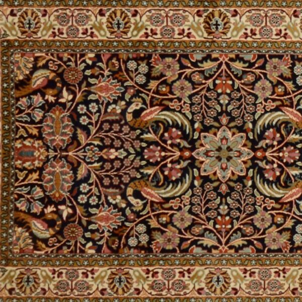 Kashmir Oriental Rug 79 × 366 cm, Silk, hand-knotted — view 4 Kashmir Oriental Rug 79 × 366 cm, Silk, hand-knotted — view 4