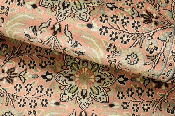 Kashmir Oriental Rug 83 × 308 cm, Silk, hand-knotted — view 4
