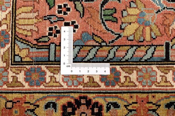Kashmir Oriental Rug 83 × 474 cm, Silk, hand-knotted, pastel — view 3