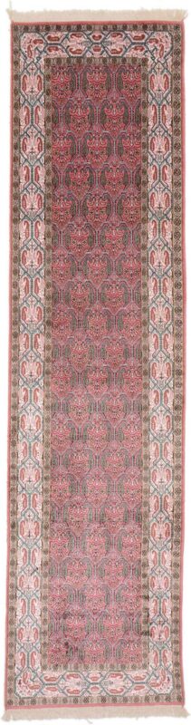 Kashmir Oriental Rug 97 × 301 cm, Silk, hand-knotted